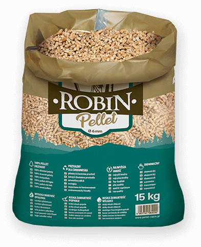 worek pelletu opałowego Robin do kupienia w Koszalinie lub sklepie internetowym